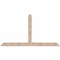Ekena Millwork Portland Smooth Timber Gable Bracket, Douglas Fir, 96"W x 52"H x 5 1/2"D x 5 1/2"F, 13/12 Pitch GBW096X52X0606POR00SDF - alternate 1